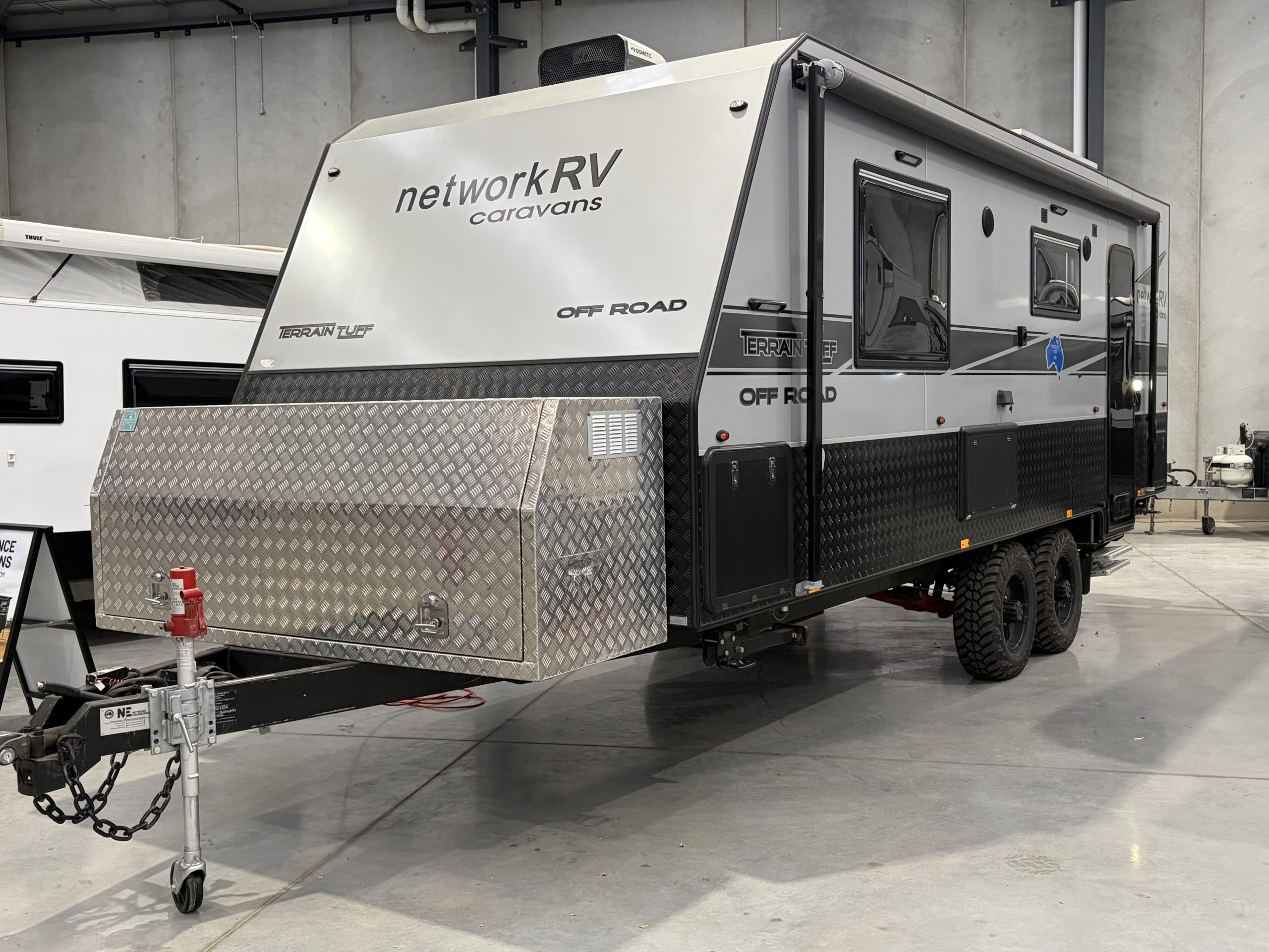 2022 Network RV Caravans Terrain Tuff 21'6 Rear Club Couples