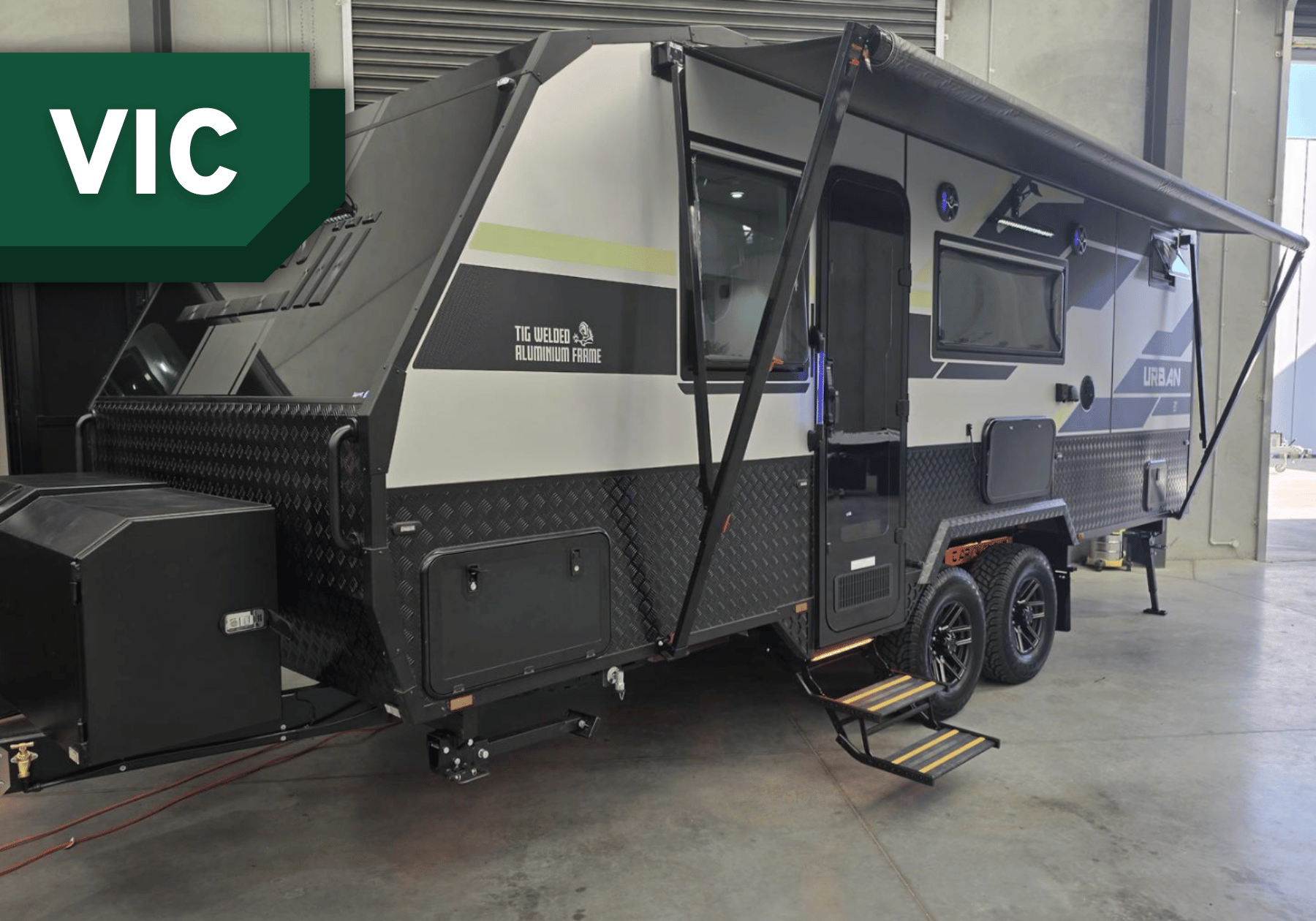 2026 Urban Caravans Tuff 21′ L-Shaped Dinette Family 2 Bunk