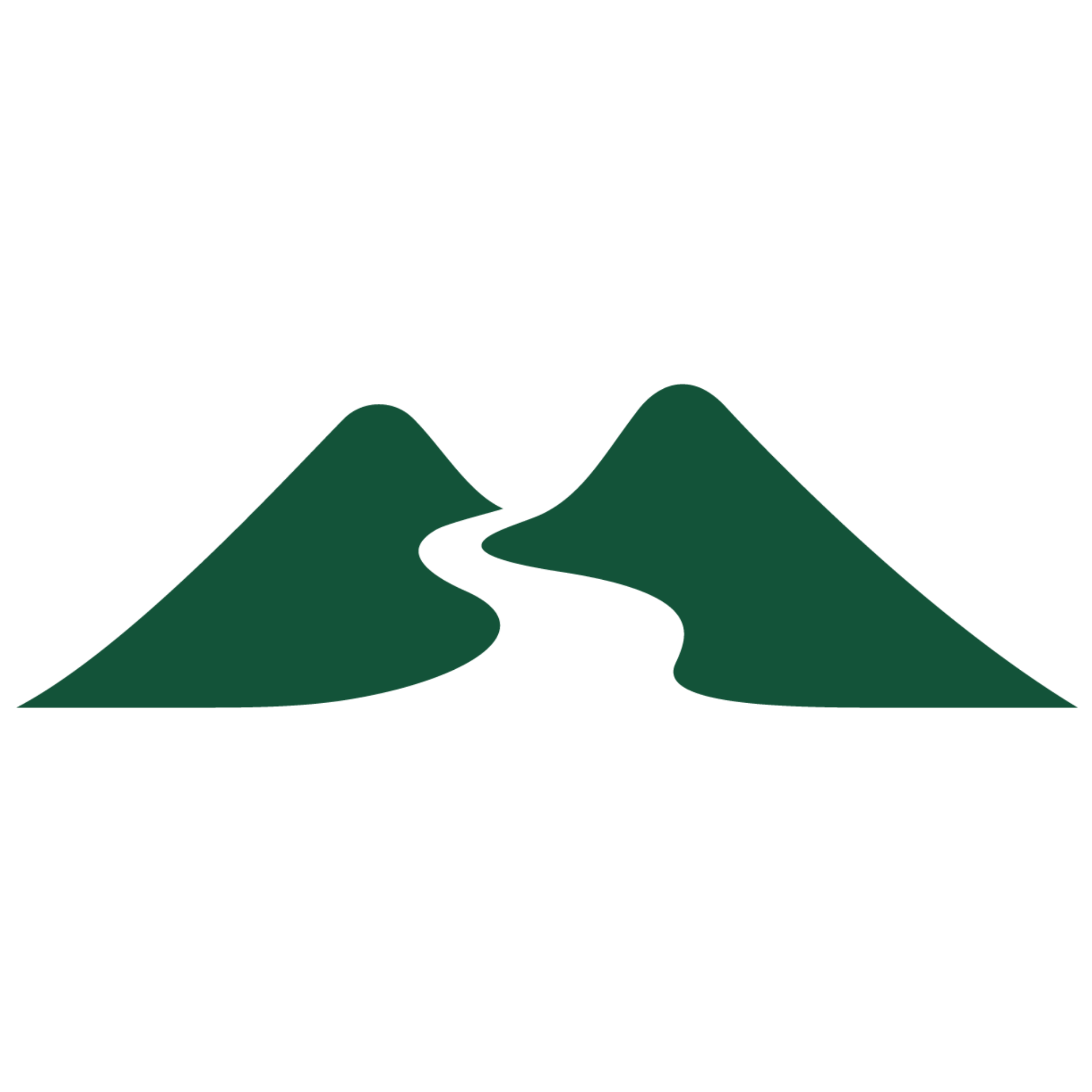 Touring Hub Logo - Mountains - Green