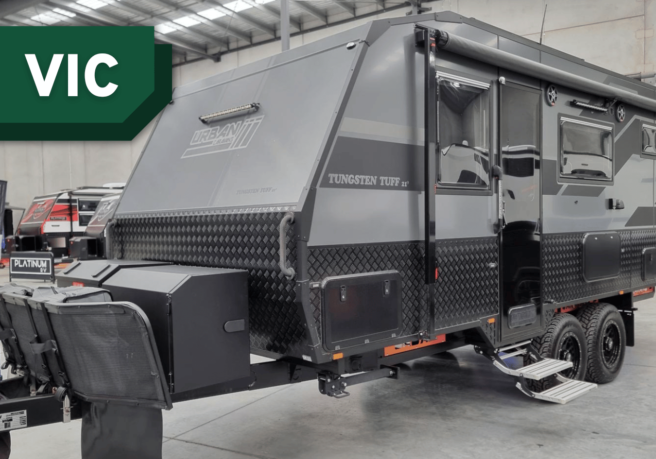 2026 Urban Caravans Tuff 21' Family Rear Bunk Centre Ensuite