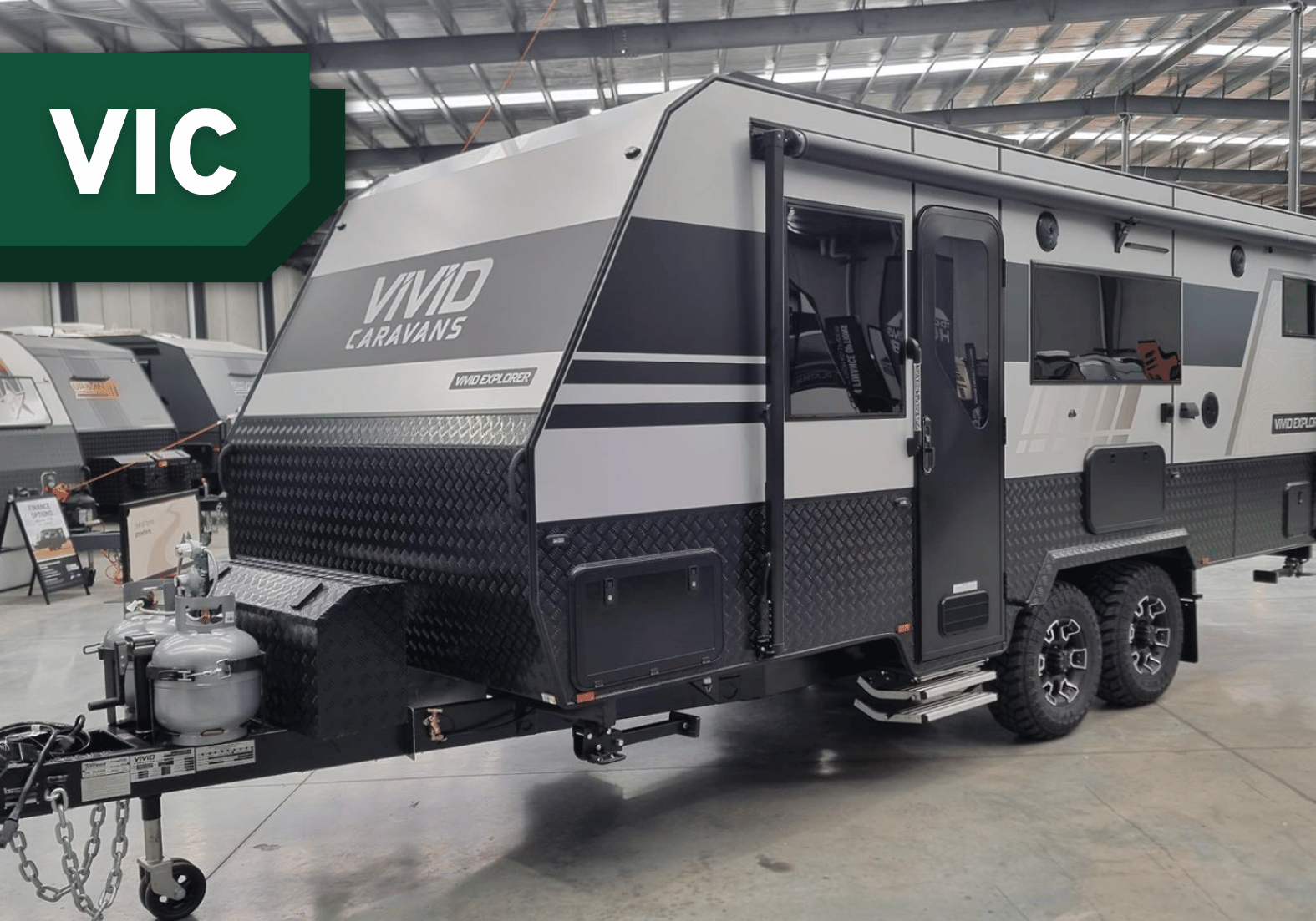 2026 Vivid Caravans Explorer 21' Family 3 Bunk